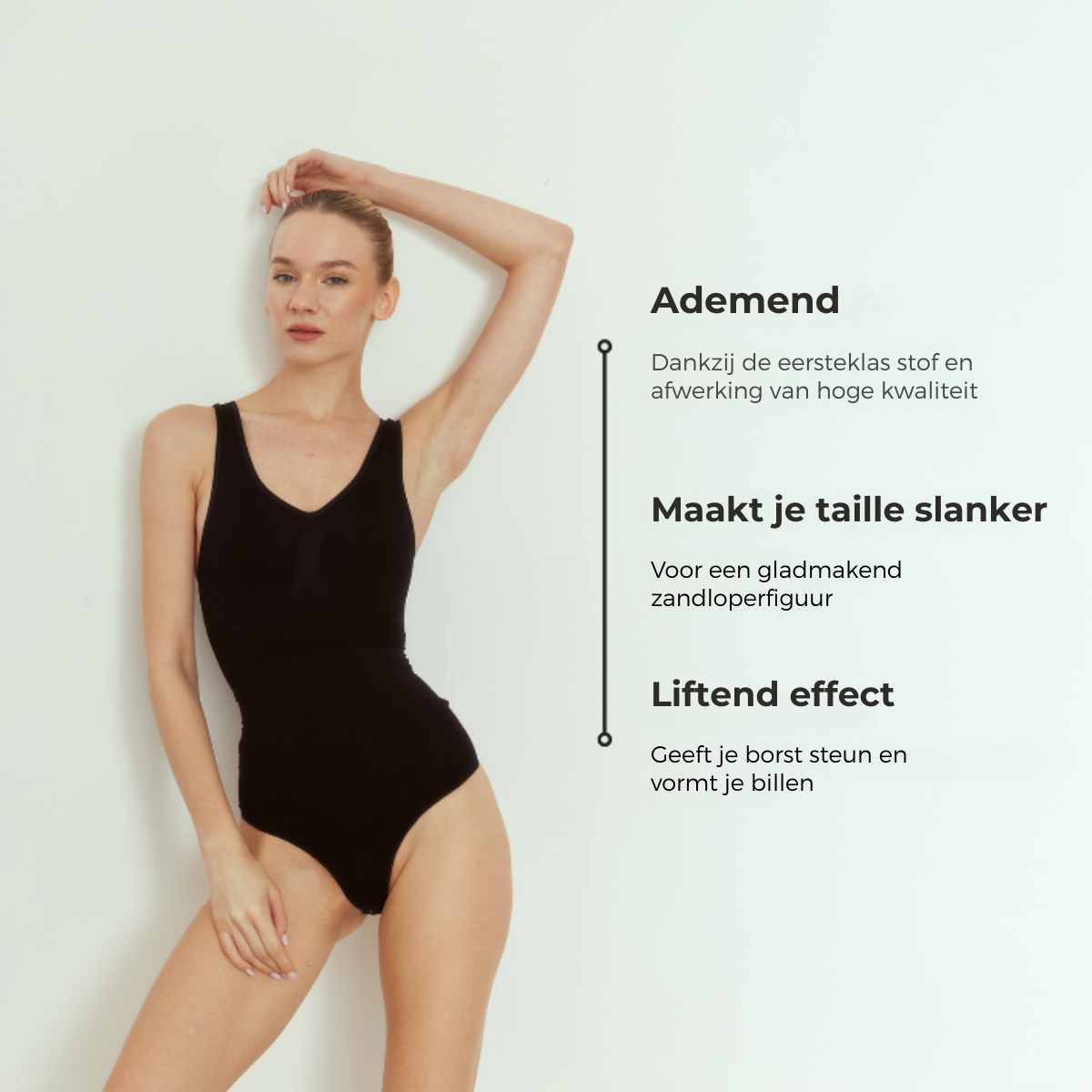 Shalux© - Tank Bodysuit Sculpting Shapewear met Slip