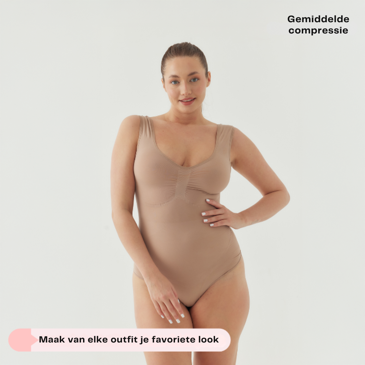 Shalux© - Tank Bodysuit Sculpting Shapewear met Slip