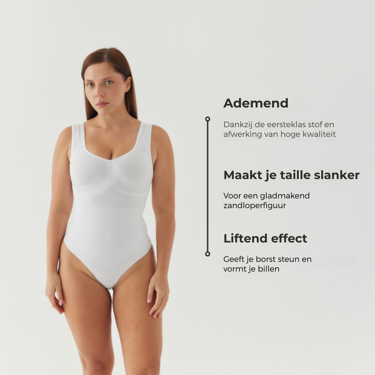 Shalux© - Tank Bodysuit Sculpting Shapewear met Slip