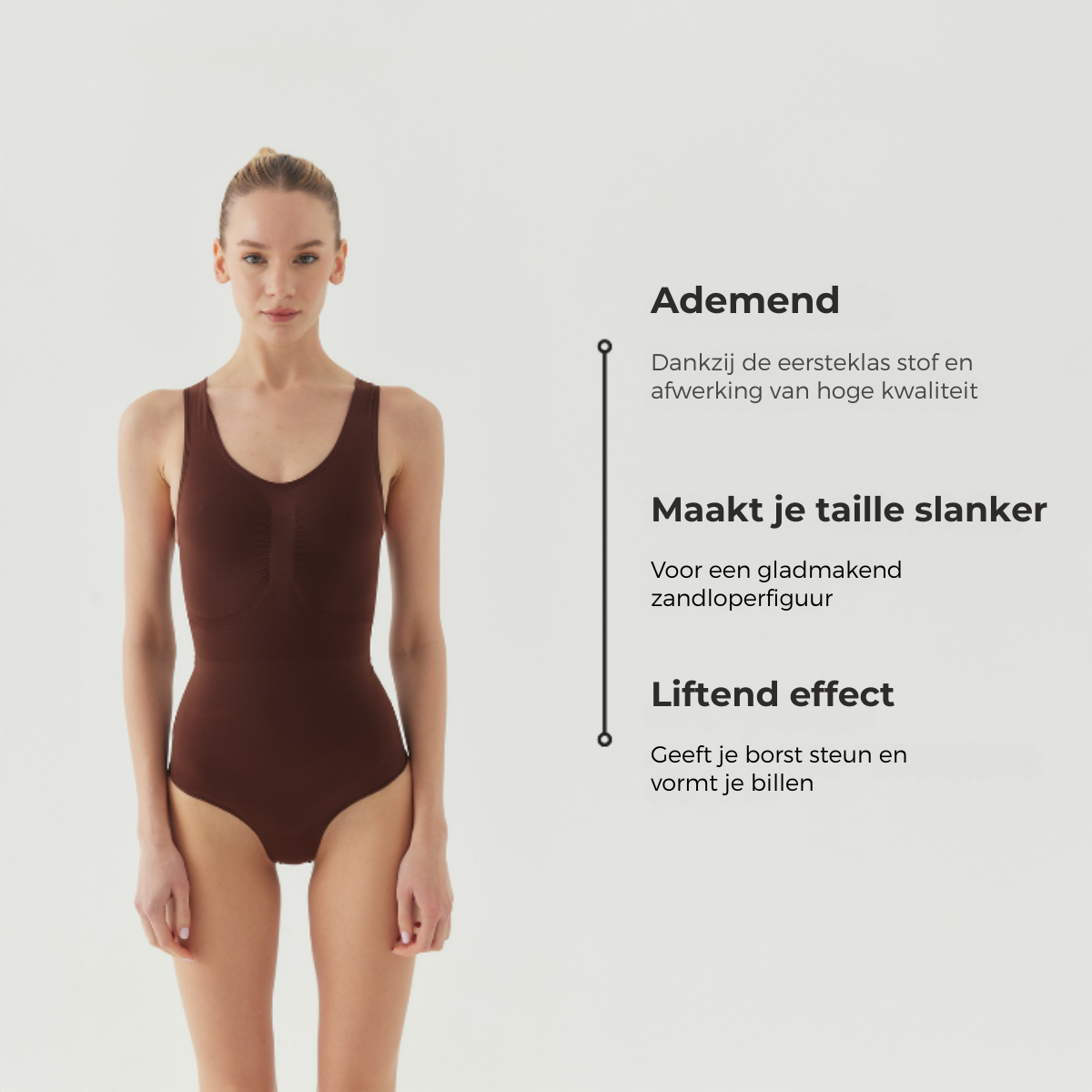 Shalux© - Tank Bodysuit Sculpting Shapewear met Slip