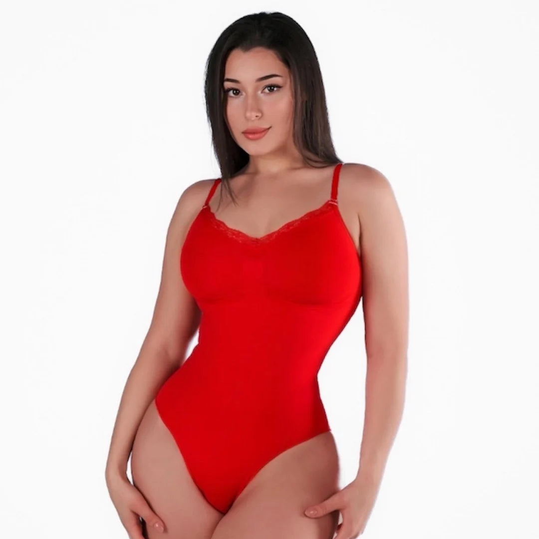Shalux© - Bodysuit Sculpting Shapewear met Kanten Slip limited edition
