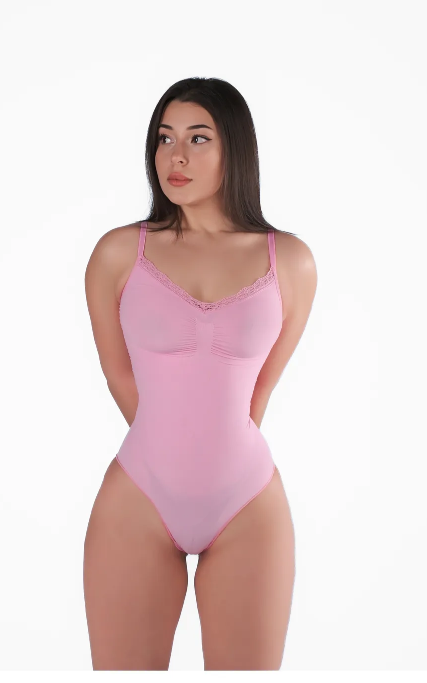 Shalux© - Bodysuit Sculpting Shapewear met Kanten Slip limited edition