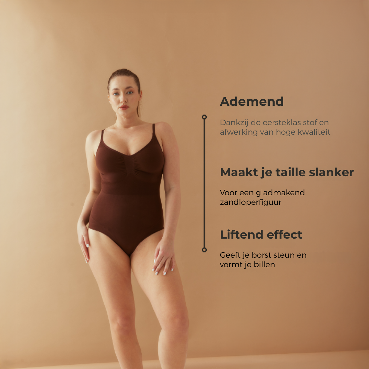 Shalux© - Bodysuit Sculpting Shapewear met String