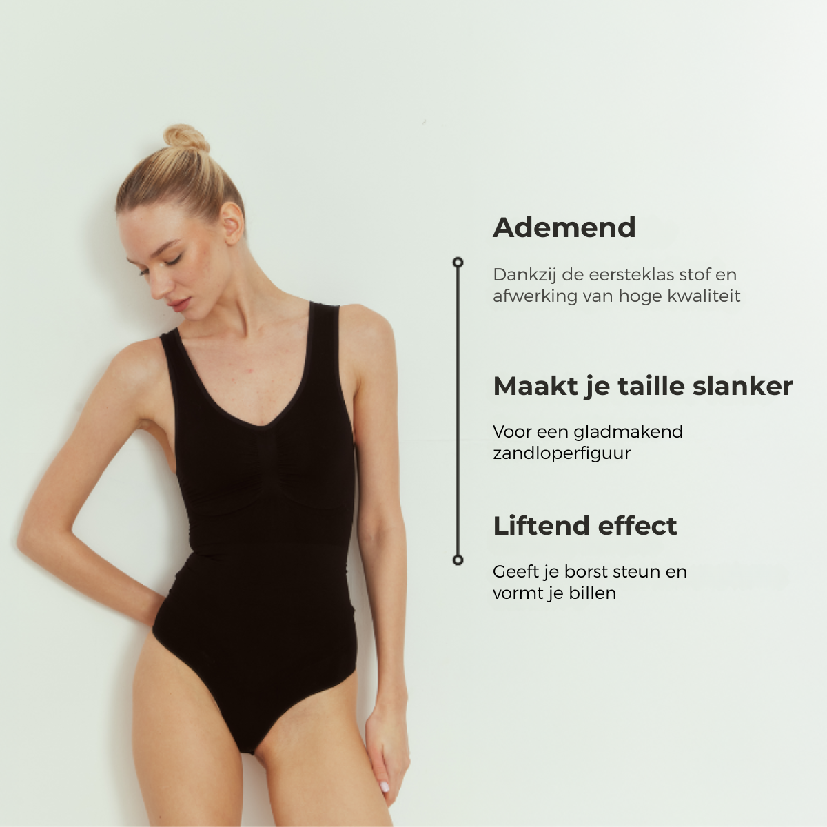 Shalux© - Tank Bodysuit Sculpting Shapewear met String