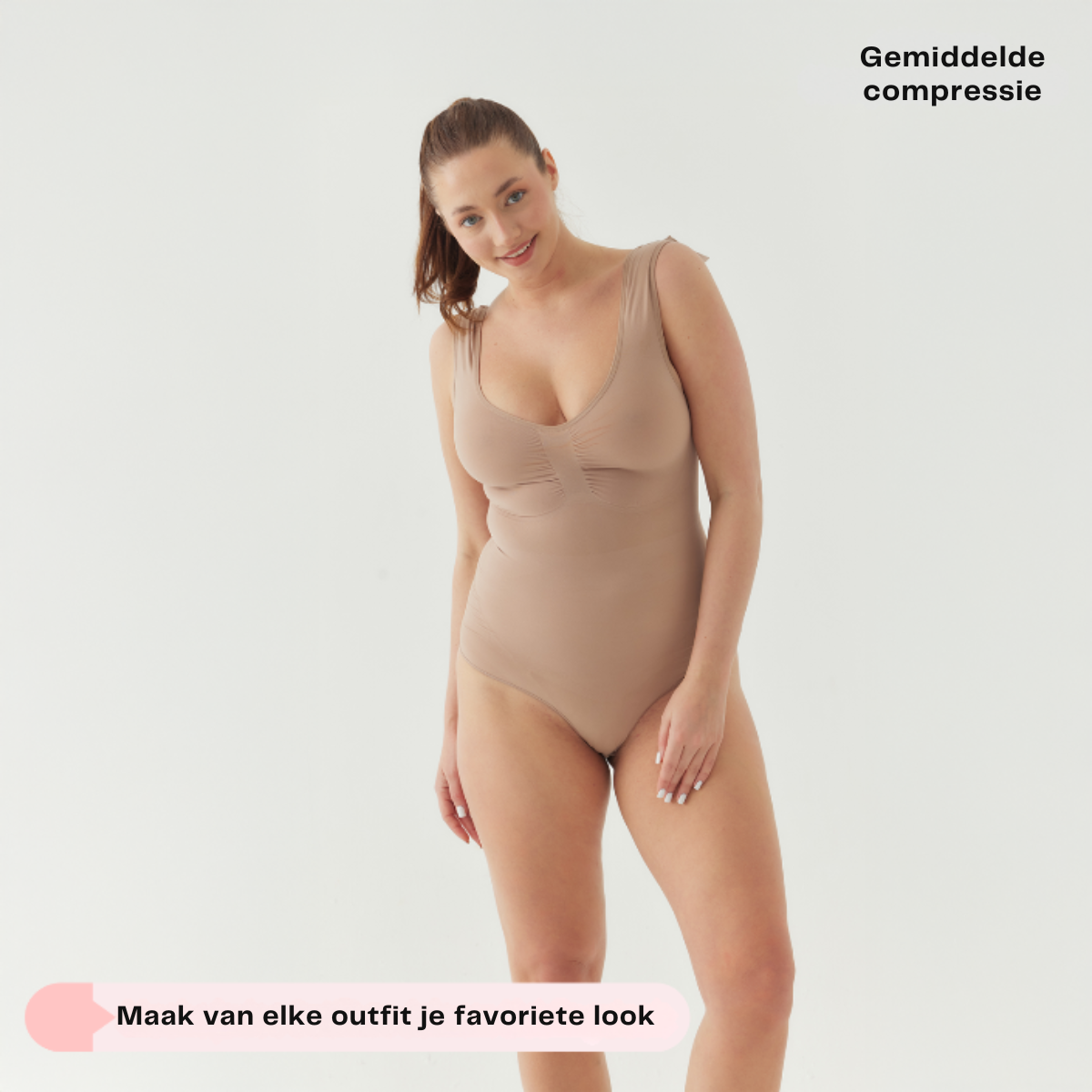 Shalux© - Tank Bodysuit Sculpting Shapewear met String