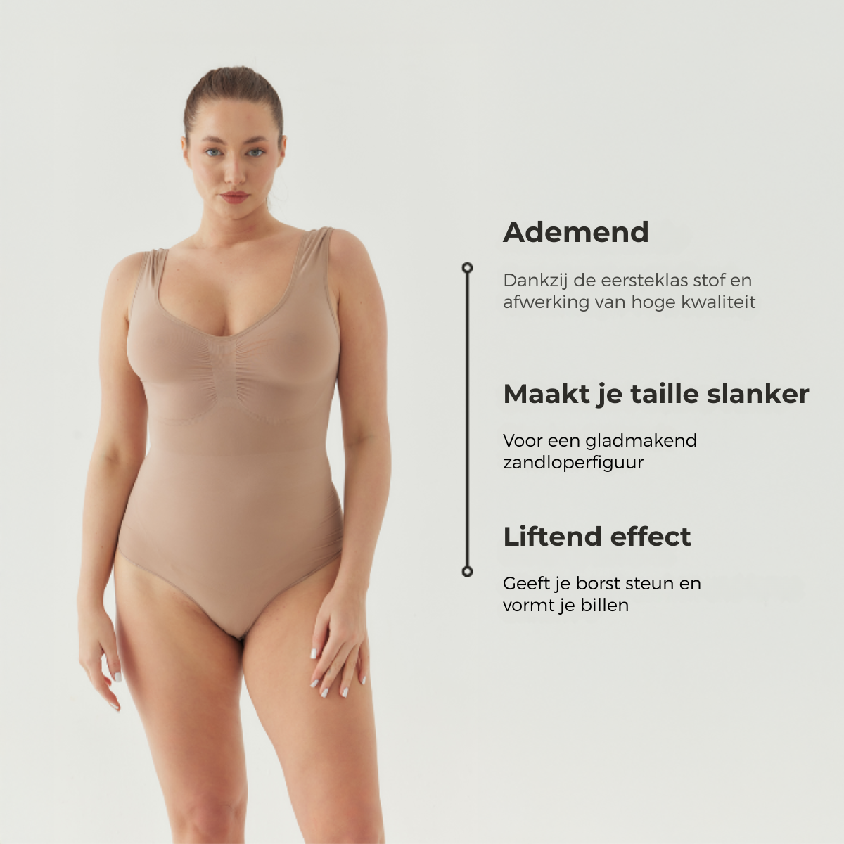Shalux© - Tank Bodysuit Sculpting Shapewear met String