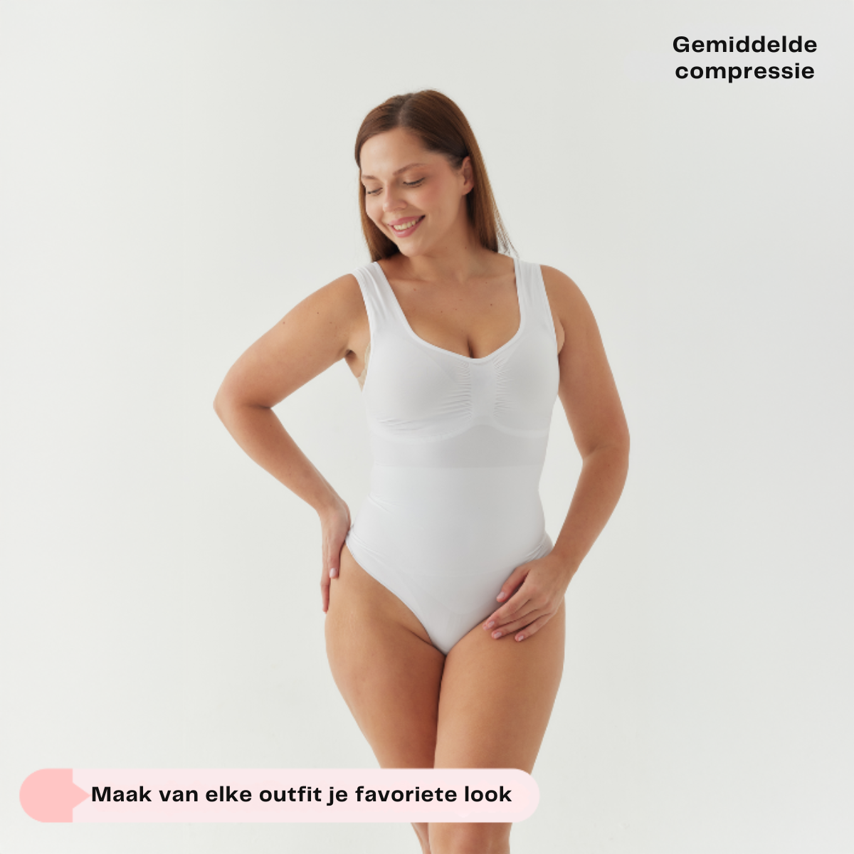 Shalux© - Tank Bodysuit Sculpting Shapewear met String