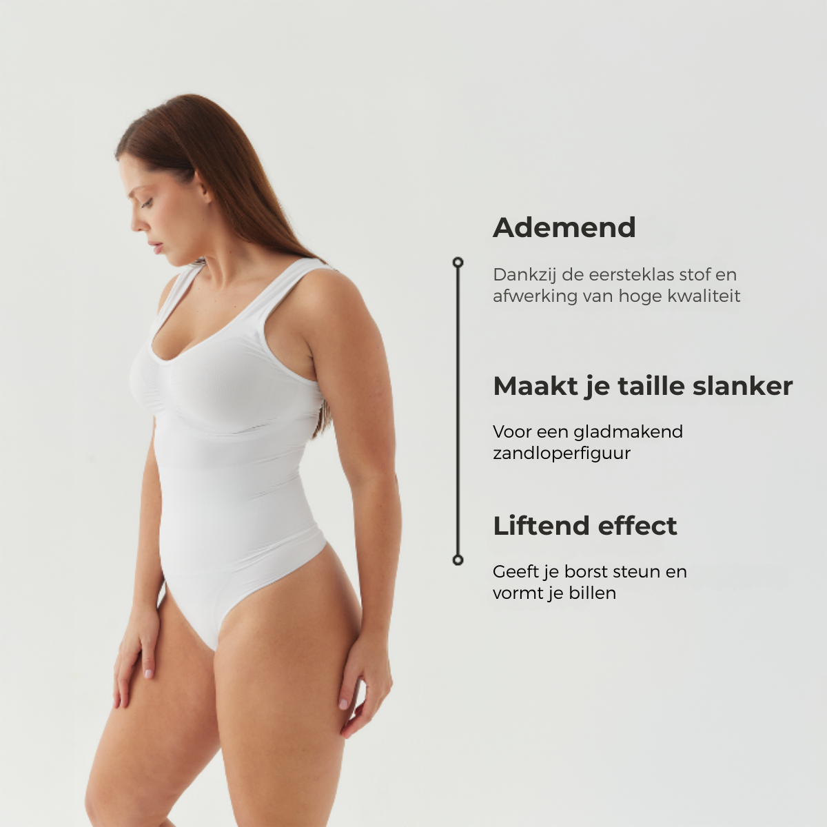 Shalux© - Tank Bodysuit Sculpting Shapewear met String