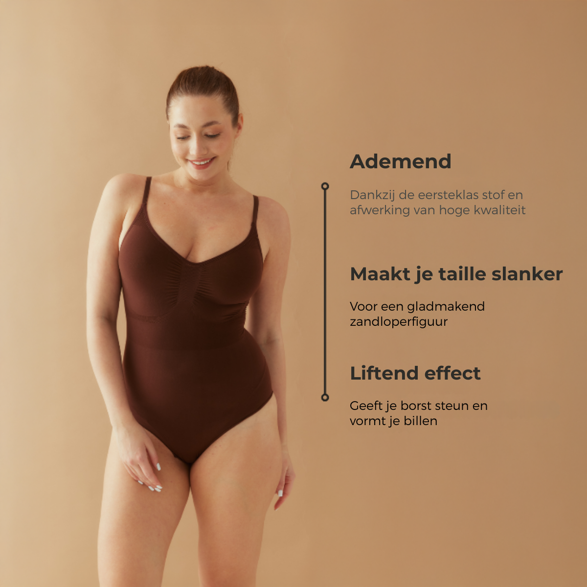 Shalux© - Bodysuit Sculpting Shapewear met Slip