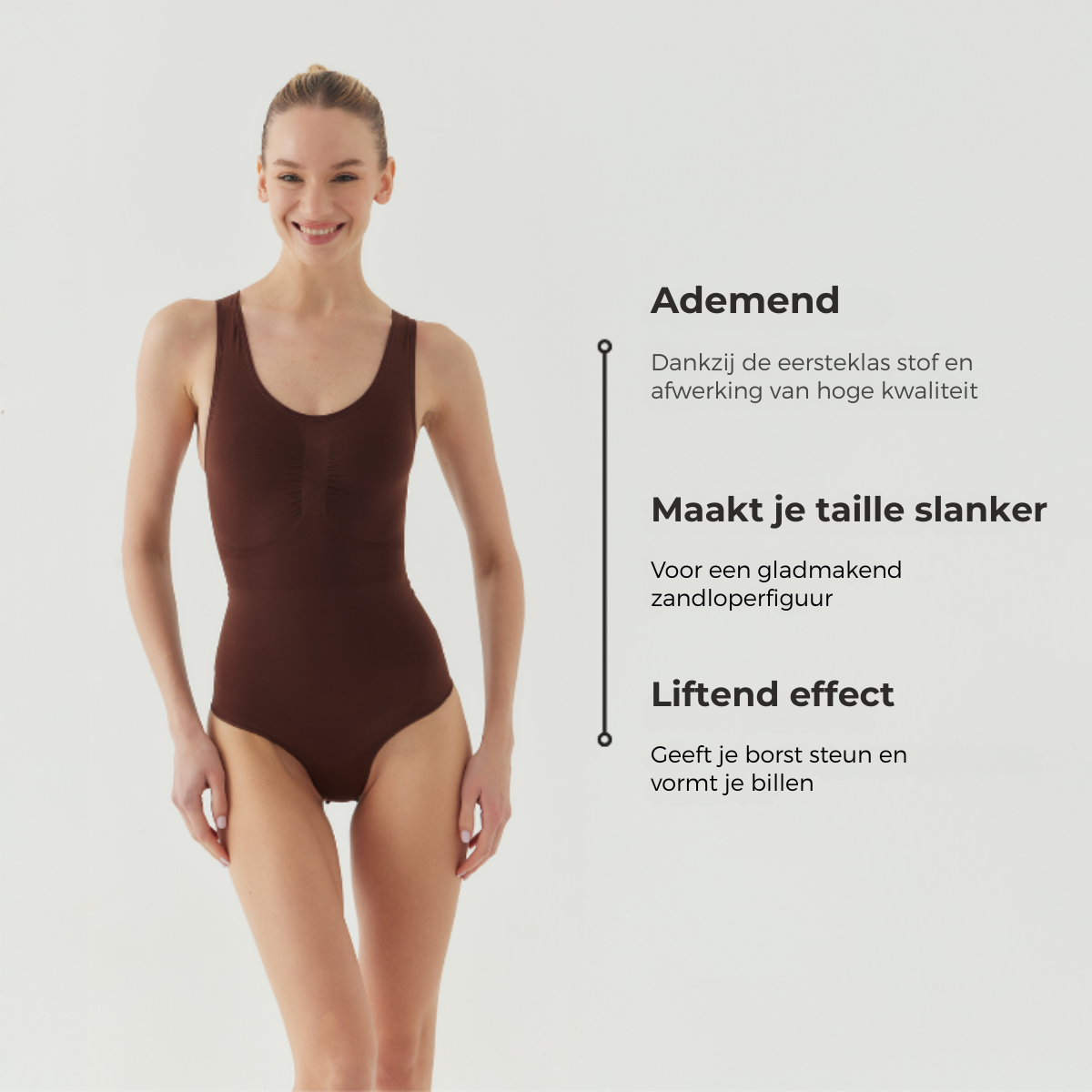 Shalux© - Tank Bodysuit Sculpting Shapewear met String